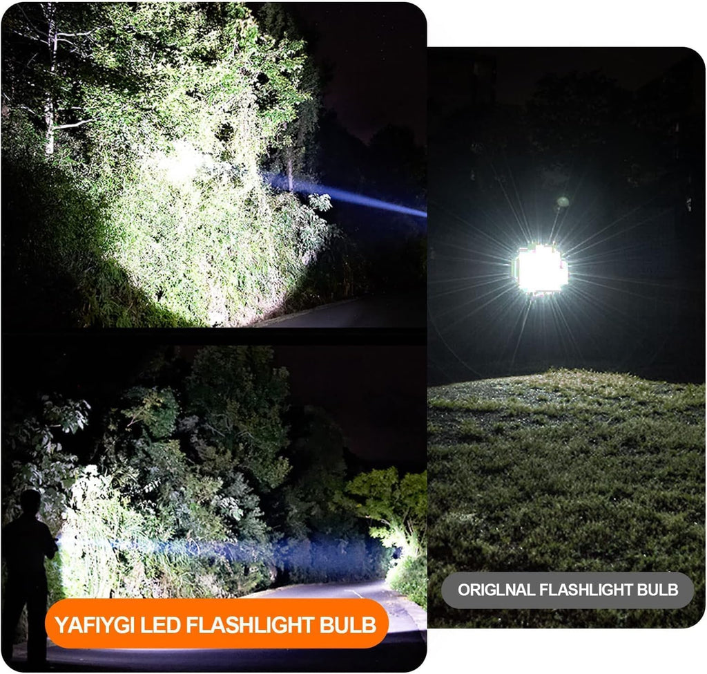 3 Pack P13.5S PR2 LED Bulb Conversion Kit 3W White for 2-4C&D Cell Flashlights O777