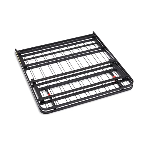 Amazon Basics Foldable Metal Bed Frame with Storage, Full Size, Black A770