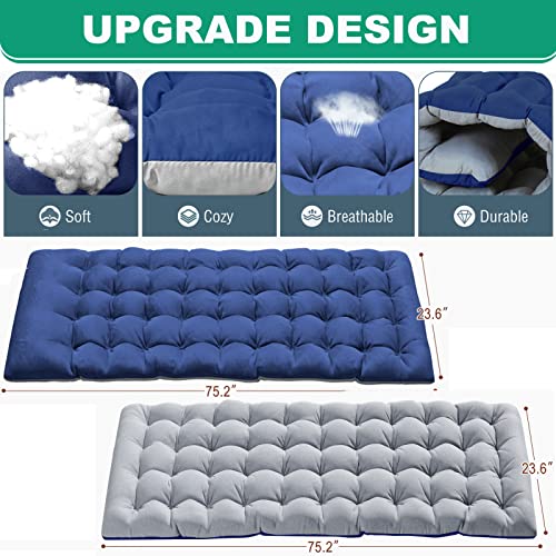 Portable Folding Camping Cot, Adjustable Reclining Chaise with Pillow U54731