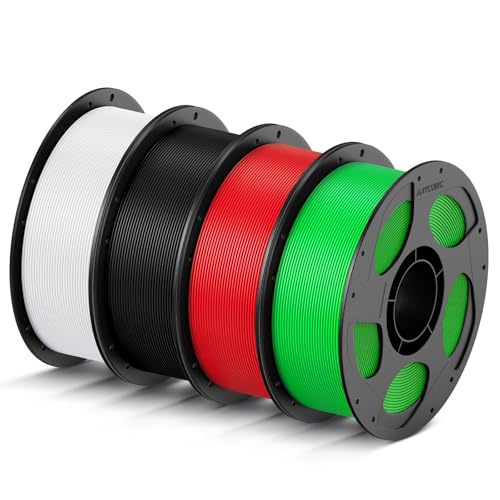 ANYCUBIC High Speed 3D Printer Filament 1.75mm Bundle, Rapid PLA, 2KG Blue + Bright Red B284