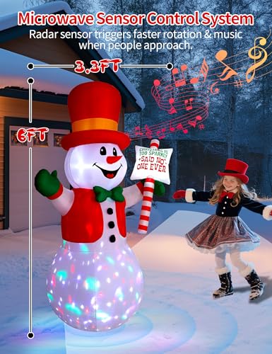 8FT LED-lit Inflatable Santa Claus Outdoor Christmas Decoration O93080