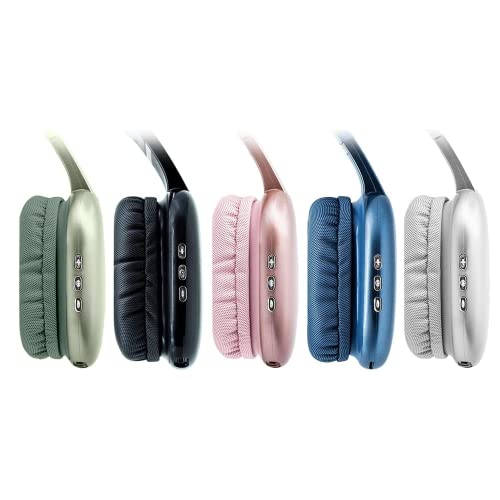 iJoy Ultra Wireless Headphones with Microphone, Over Ear Bluetooth, 10Hr Playtime, Blue A639495
