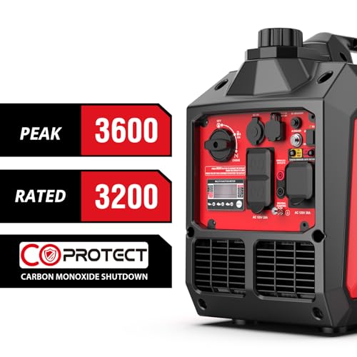 PowerSmart 2500-Watt Portable Inverter Generator for Camping U773
