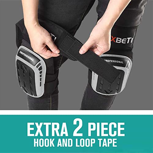 REXBETI Gel Knee Pads for Work, Heavy Duty Anti-slip, 1 Pair T1155