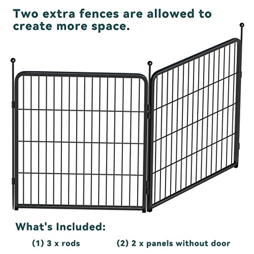 FXW Rollick Dog Playpen 32 Inch 16 Panels for Small and Medium Dogs E405995