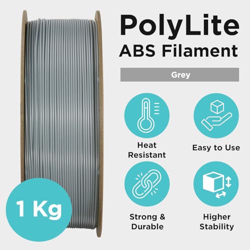 Polymaker PolyLite ABS Filament 1.75mm Black, 1kg F638424