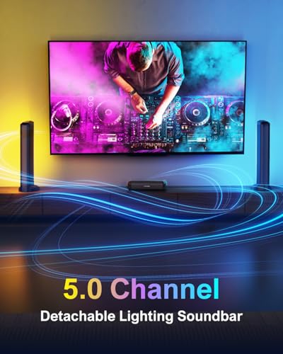 ULTIMEA Apollo S70 5.0ch Sound Bar for Smart TV with RGB Light and Bluetooth 5.3 S4759