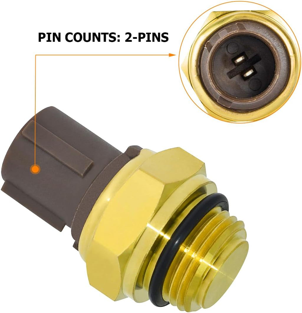 Radiator Coolant Fan Switch Water Temperature Sensor 37760-P00-003/4 Replacement for Honda R877544
