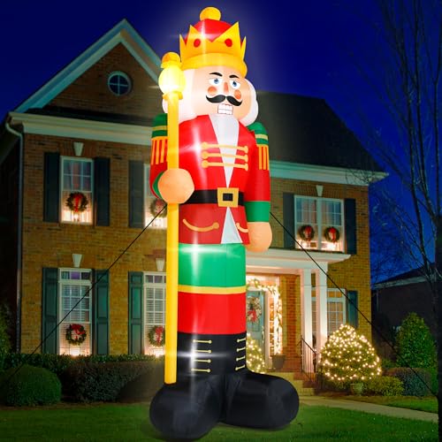 16FT Christmas Inflatable Snowman with LED Lights Outdoor Yard Decor N561071