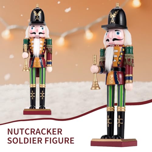 11.8 Inch Wooden Nutcracker Christmas Decor T403