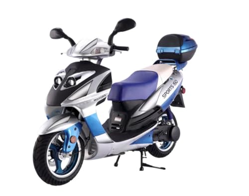HHH LANCER150 Eagle 150cc Scooter Vienna Moped with GY6 Engine Black S542322