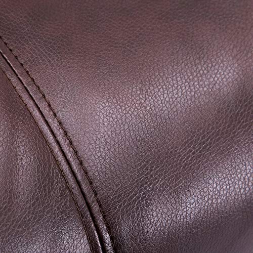 MCombo Power Lift Recliner Chair for Elderly with Heat and Massage, Faux Leather, Black V60394
