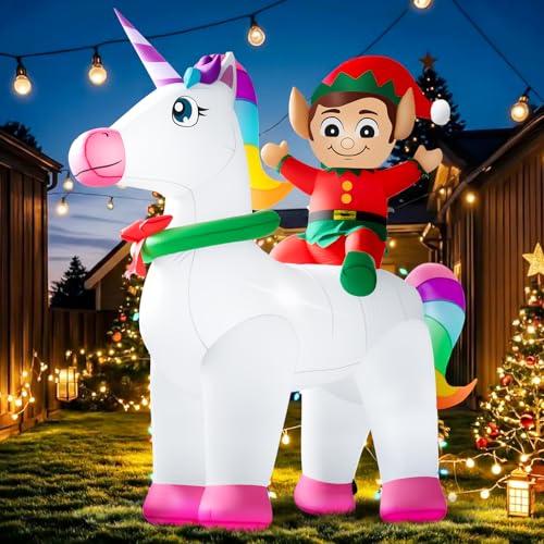 10FT Christmas Inflatables Snowman Outdoor Decorations with LED Lights C661