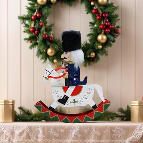 Wooden Nutcracker Soldier Tabletop Christmas Decoration A9504