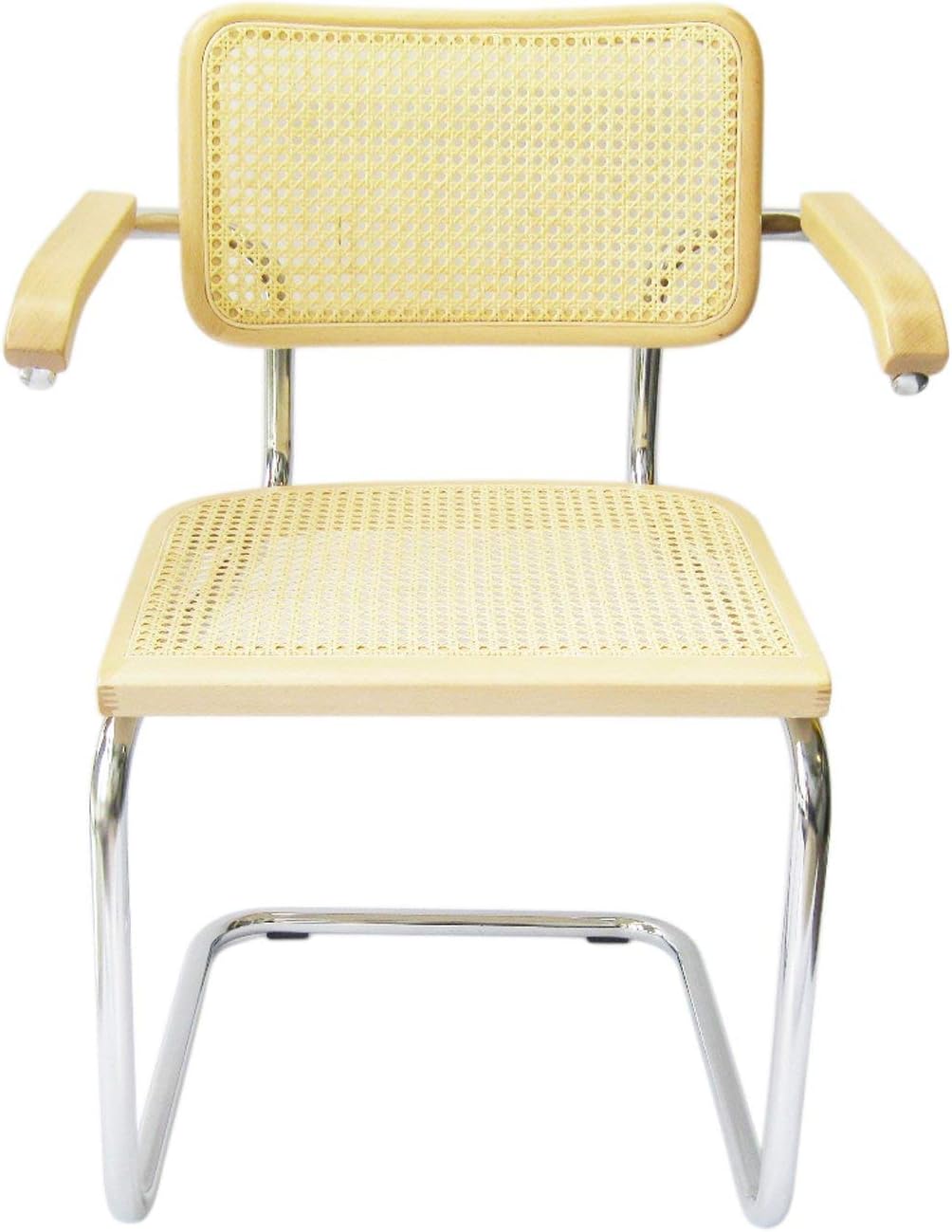 Marcel Breuer Cesca Cane Cantilever Armchair with Chrome Frame Q26386