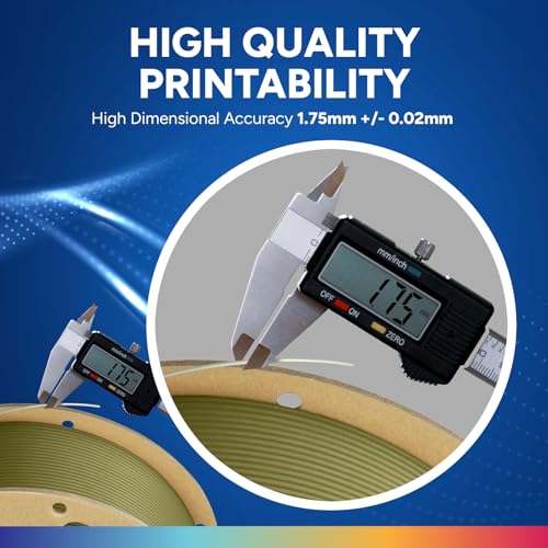 OVERTURE PLA Plus Filament 1.75mm 1kg Black S915984