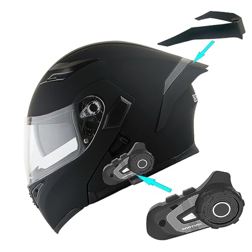 1Storm HB89 Modular Full Face Helmet Flip Up Dual Visor Z122535