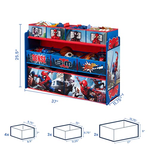 Marvel Spider-Man Deluxe 9 Bin Toy Organizer by Delta Children L36182