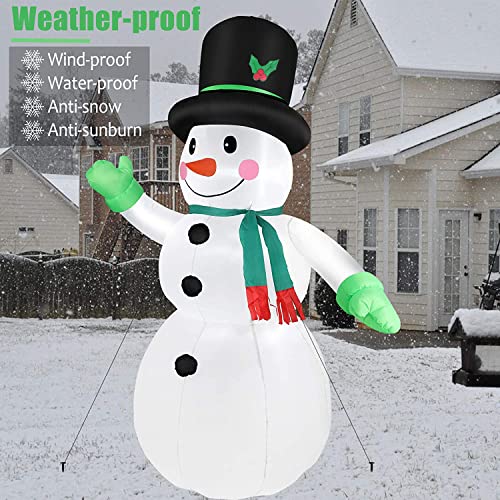 7 FT Christmas Inflatable Santa Claus with LED Lights Indoor Outdoor Decoration F5780