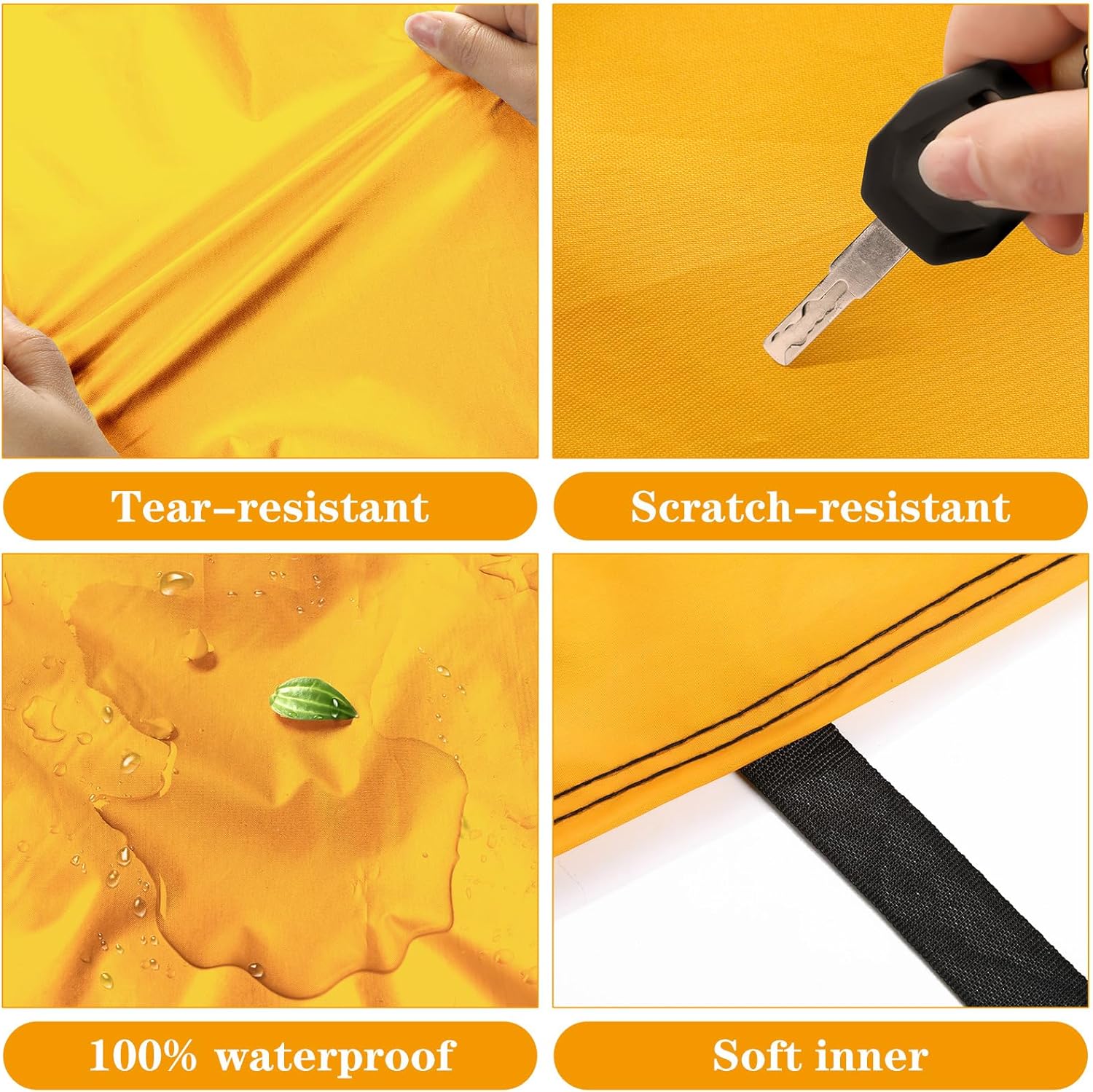 Waterproof Full Car Cover for Sedan Outdoor UV Rain Protection A68470