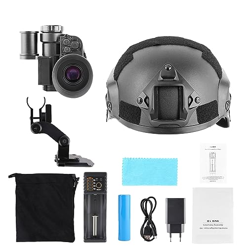 Night Vision Goggles Head Mounted Monocular Infrared 1080P with 6X Zoom F13551