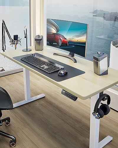 ErGear Height Adjustable Electric Standing Desk 48 x 24 Inches, Walnut S608