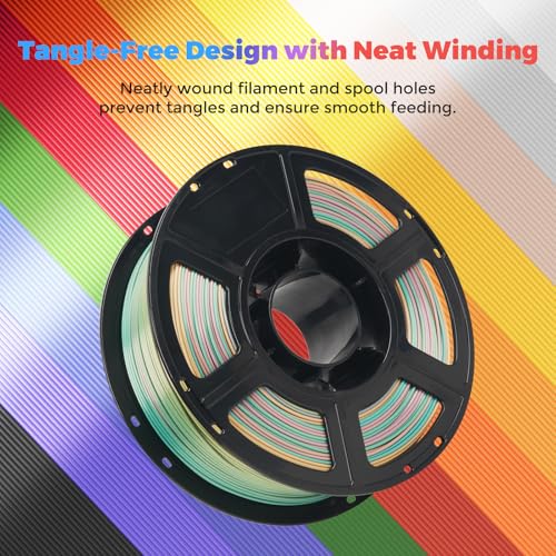 FLASHFORGE Silk PLA Filament 1.75mm, 1kg Spool V8381