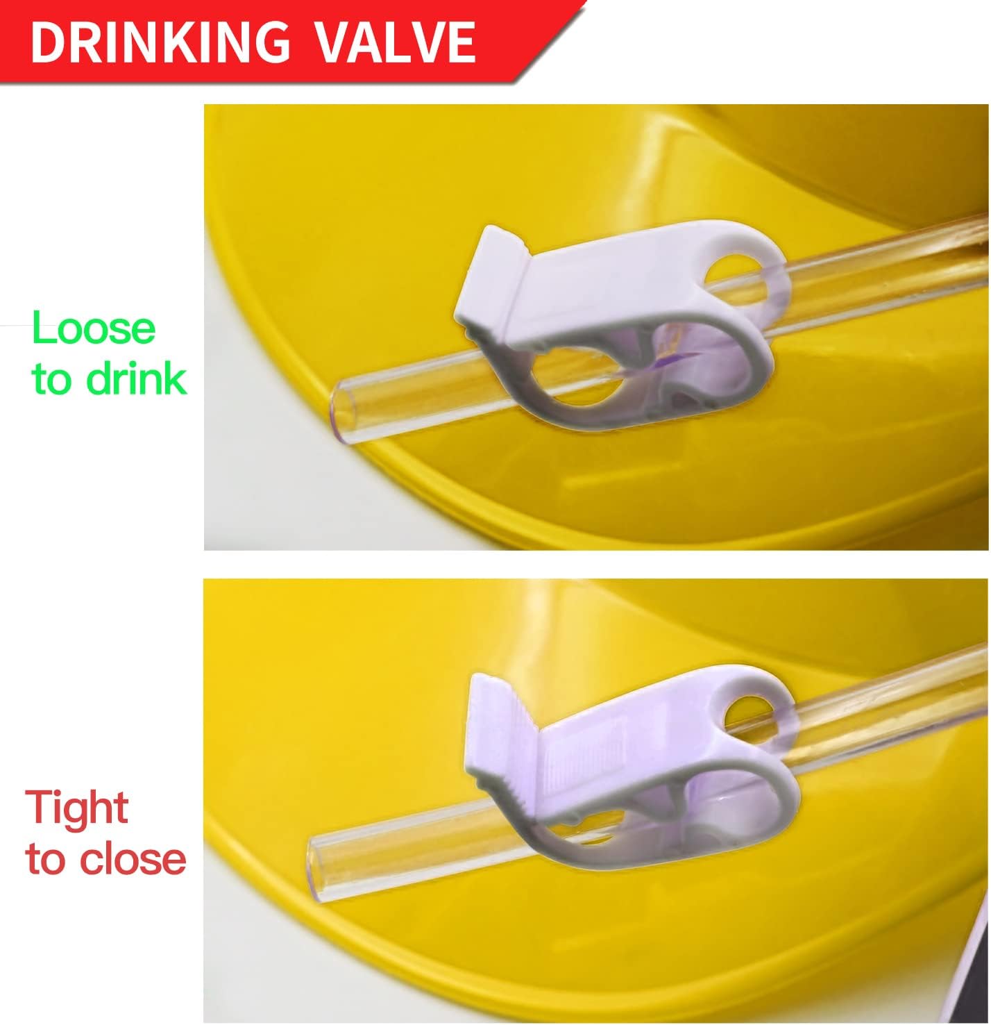 Novelty Place Drinking Helmet - Adjustable Can Holder Cap with Straw (Yellow) N574399