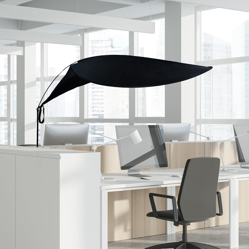47" Diam Round Comastbo Office Light Cover and Desk Shade,Designed for Light Sensitive Workers,idea for Office cubicles and desks.