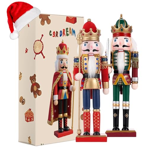 11.8 Inch Wooden Nutcracker Christmas Decor T403
