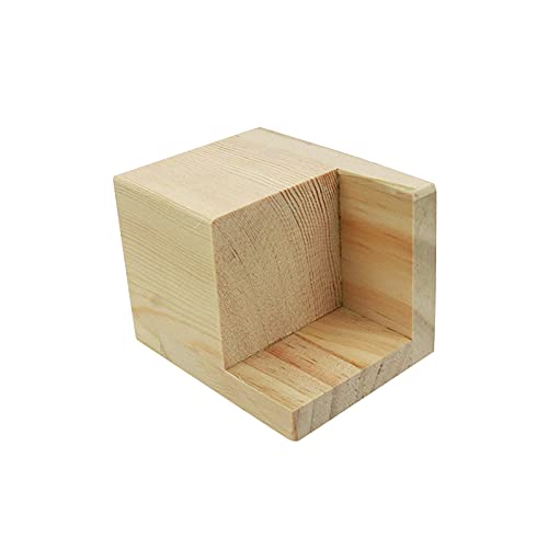 Set of 4 Wooden Square Bed Risers 3.15 Inches for Furniture Q177749