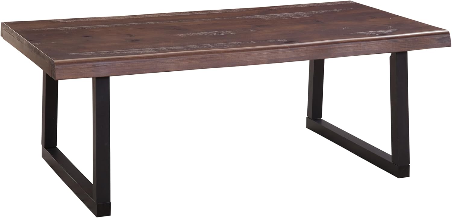 Jennings Live Edge 3 Piece Occasional Table Set, Brown R968
