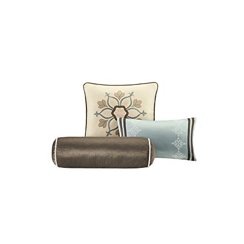 Madison Park Cozy Comforter Set King Blue 9 Piece D669907
