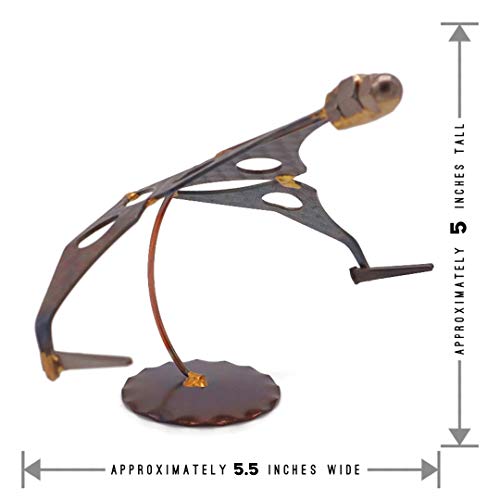 Bird of Prey Star Trek Klingon Ship Collectible Metal Art Figurine K846921