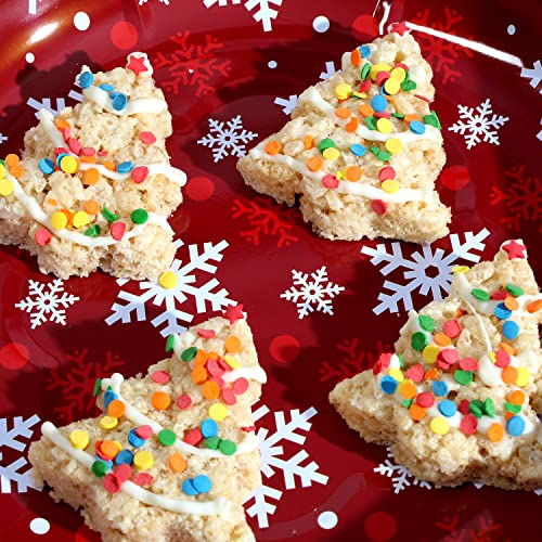 Snowflake Confetti Sprinkles - 1.2 Pounds - Blue & White Jimmies for Baking A6962
