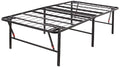 Amazon Basics Foldable Metal Bed Frame with Storage, Full Size, Black A770