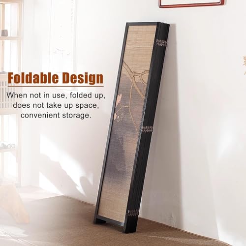 Japanese Screen Room Divider 6 Panels, Folding Portable Privacy Screen, 175cm Tall E80452