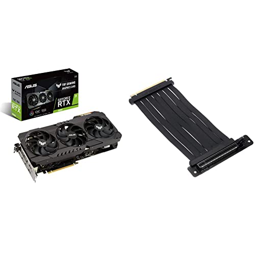 ASUS TUF Gaming NVIDIA GeForce RTX 3080 V2 OC Edition Graphics Card (PCIe 4.0, 10GB GDDR6X, LHR, HDMI 2.1, DisplayPort 1.4a, Dual Ball Fan Bearings, Military-Grade Certification, GPU Tweak II)