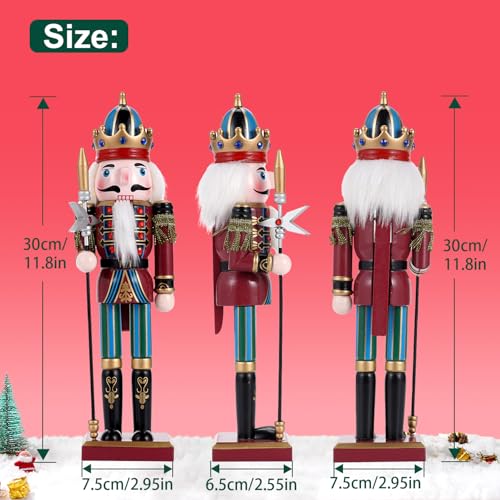 12 inch Wooden Nutcracker Ornament Swordsmen U177