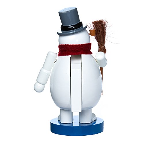 Kurt Adler 10" Wooden Frosty the Snowman Nutcracker M812586