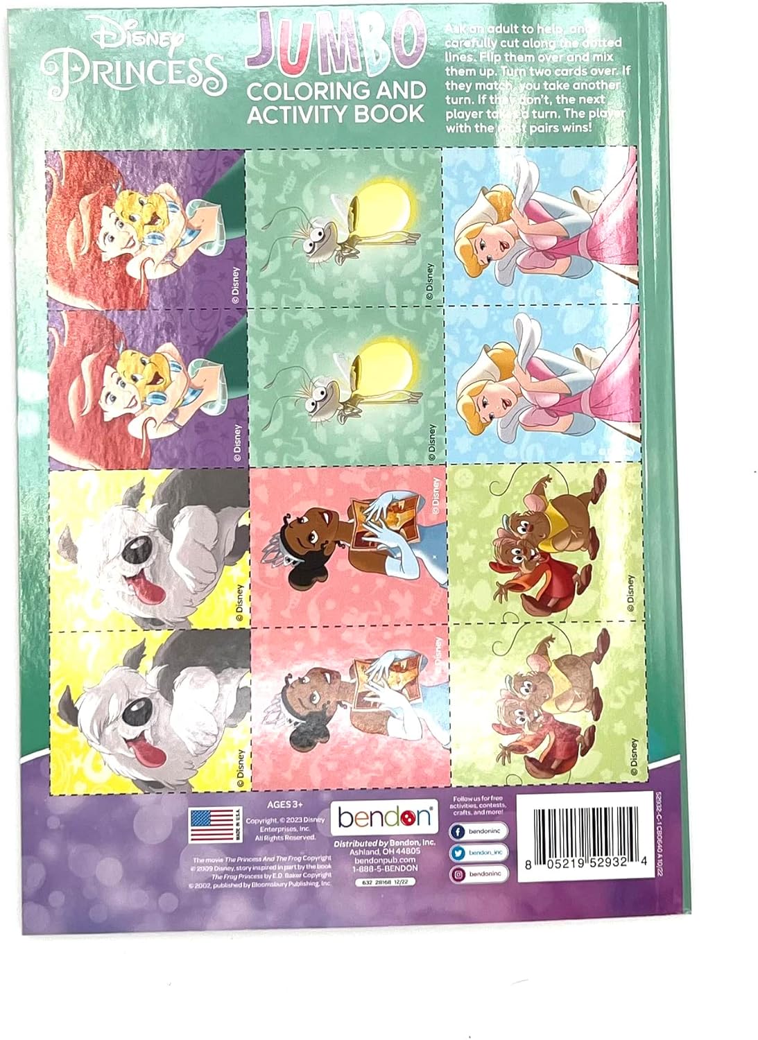 Disney Princess Coloring Book with Crayons, 64 Pages J4611