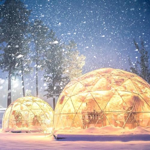 Garden Dome Igloo 12FT Clear Bubble Tent Outdoor Weather Proof Camping Patio G12136