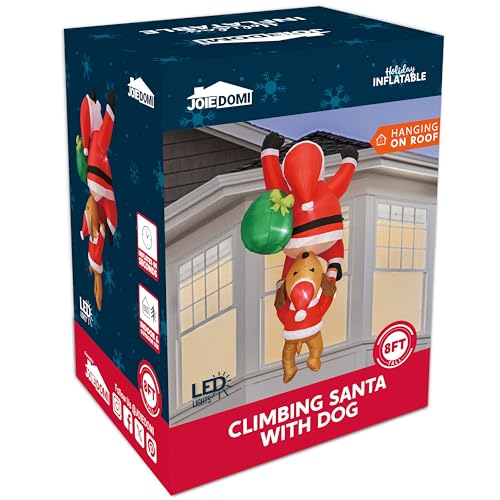 Joiedomi 8 FT Hanging Christmas Inflatables Decoration with LED Z259951