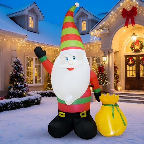 4 FT Christmas Snowman Inflatable with LED Lights Indoor Outdoor Decor E952