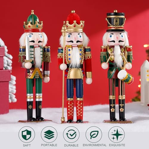 12 inch Wooden Nutcracker Ornament Swordsmen U177