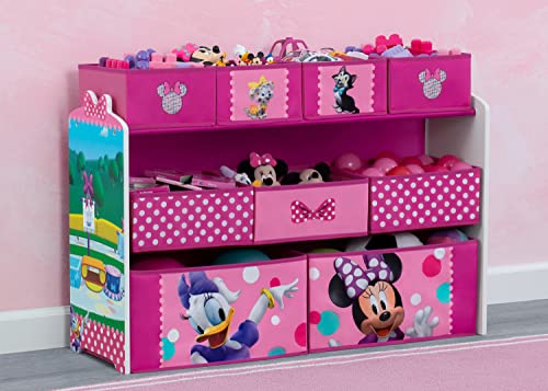 Delta Children Disney Minnie Mouse Deluxe 9 Bin Toy Organizer J9866