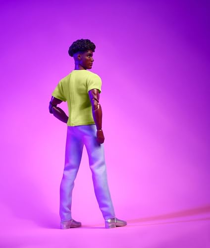 Barbie Looks Ken Doll No. 25, Curly Black Hair, Y2K Fashion G7853