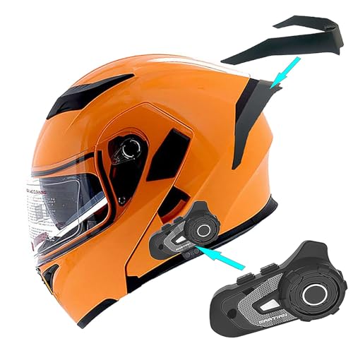 1Storm HB89 Modular Full Face Helmet Flip Up Dual Visor Z122535