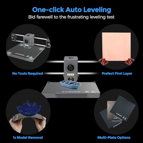 FLASHFORGE Adventurer 5M 3D Printer, High-Speed FDM with Auto Leveling J1032