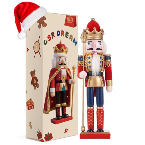 11.8 Inch Wooden Nutcracker Christmas Decor T403